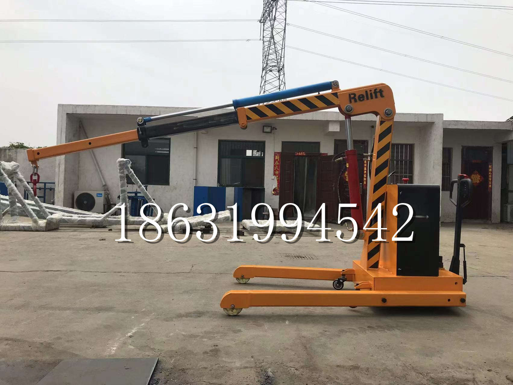 沧县久征定做3吨三轮随车吊 农用园林绿化移树吊 平板工程用小吊机