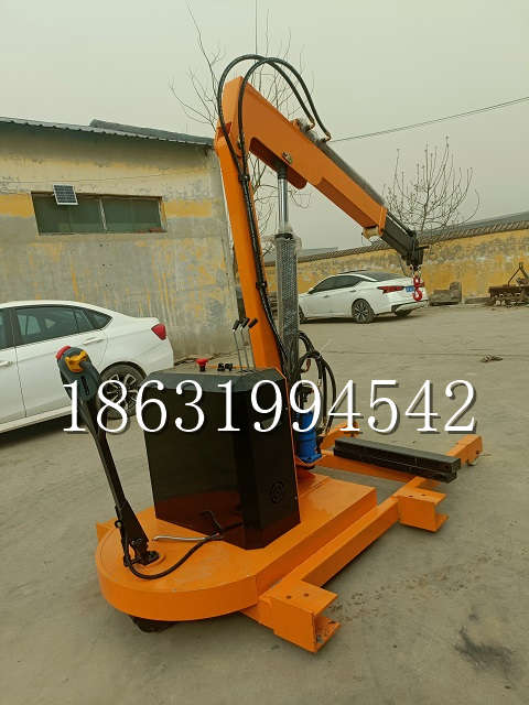 沧县自卸车厢随车吊 自制轮式四不像起重机 四驱平板吊 5吨 贵盛